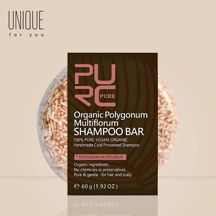 Hair Darkening Shampoo: PurcBrown with Polygonum Multiflorum