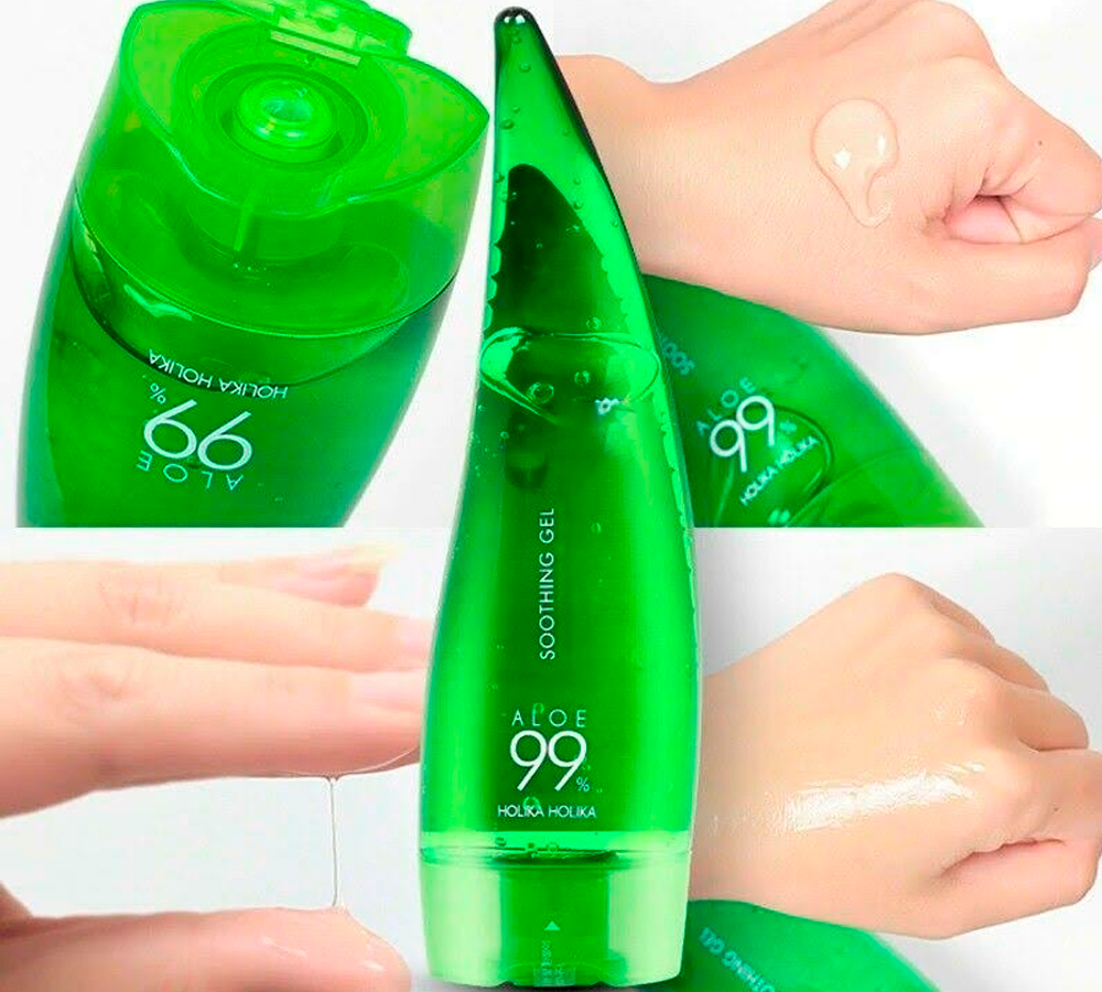 Pure Aloe Vera Gel: Double Action for Hair and Face