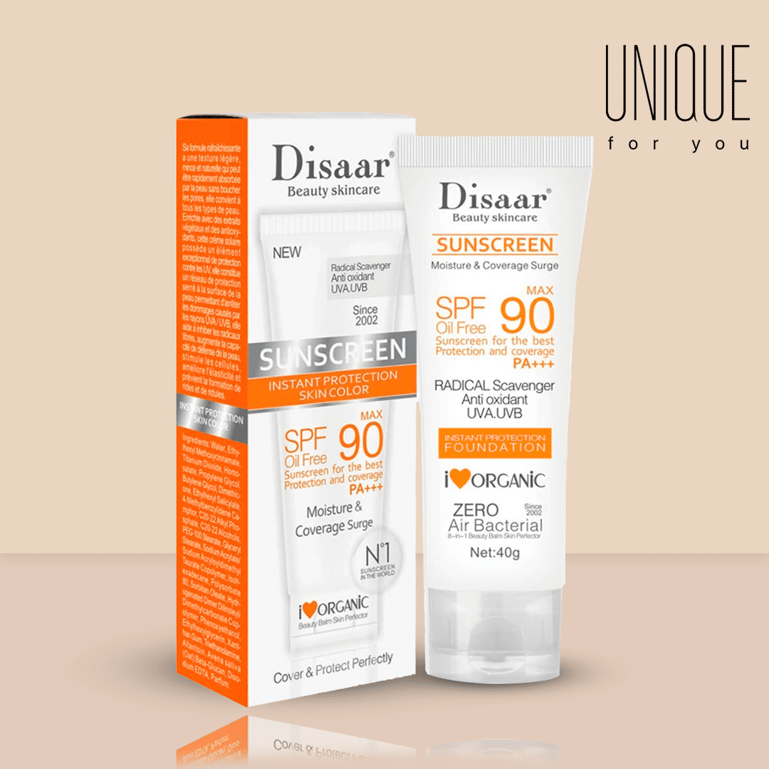 Factor 90 Facial Sunscreen: Whitening and Moisturizing