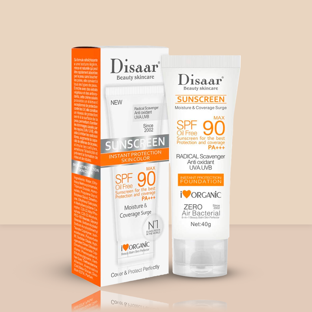 Factor 90 Facial Sunscreen: Whitening and Moisturizing